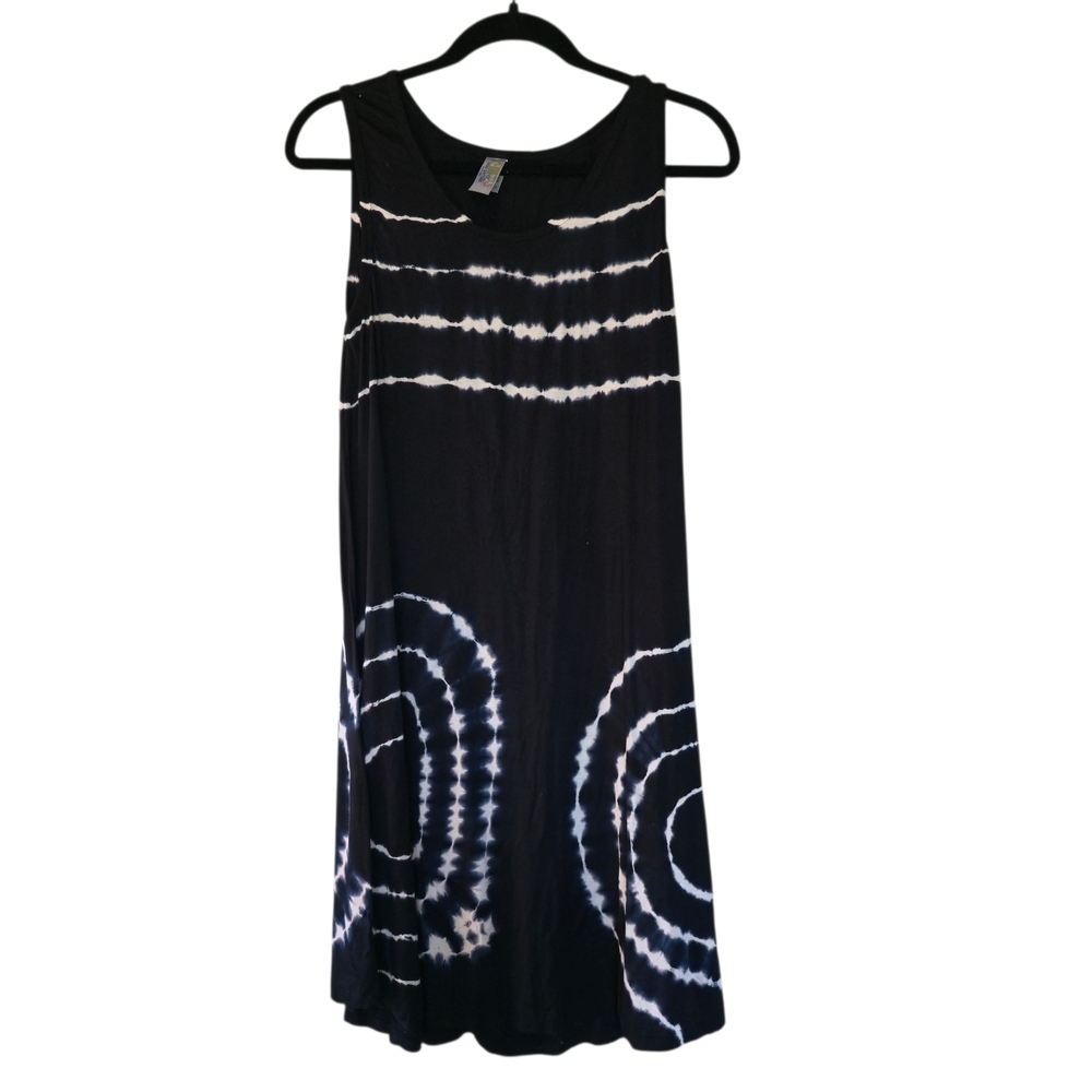 India Boutique Black and White Maxi Dress